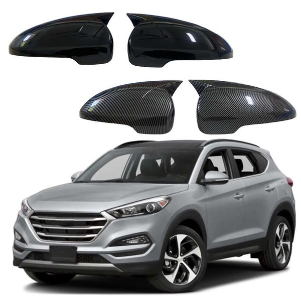 Couvercle de rétroviseur latéral en corne de bœuf, pour Hyundai Tucson 2015 – 2020, coque de rétroviseur, garniture de boîtier, ajouter des accessoires de voiture, nouvelle collection