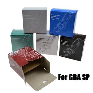 Nouvelle boîte d'emballage pour Gameboy Advance GBA SP Protecteur de console de jeu Boîte de couleur Emballage en carton Emballage en carton EXPÉDITION RAPIDE