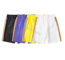 Nieuwe handpalmen Shorts heren dames ontwerpers korte broeken engelen letterdruk strip banden casual vijfpuntskleding Zomerstrandkleding palmsangels s-xl