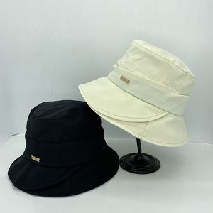 Nouveau Panama doux seau Chapeau dames Streetwear petit bord mince plat chapeau de soleil décontracté polyvalent Protection UV en plein air plage Chapeau