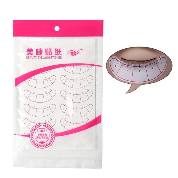 Nuevos parches de papel Eyelash debajo de las almohadillas de los ojos Injerto de pestañas Extensión de pestañas Consejos de los ojos Pegatinas Wraps Make Up WholeseLe para las almohadillas de las pestañas de los ojos