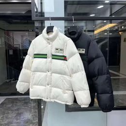 NUEVO Parkas Puffer Down Chaquetas Parkass para hombre para mujer Diseñadores Abrigos Parejas de invierno Sudaderas Ropa de abrigo Chaqueta de plumón de ganso blanco 440 145