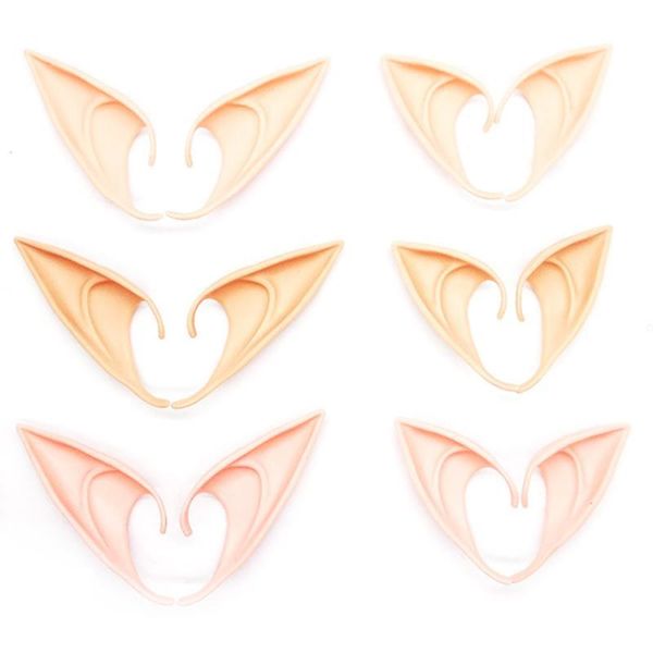 NOUVELLE décoration de fête Latex oreilles fée Cosplay Costume accessoires ange elfe elfe oreilles Photo accessoires adultes enfants jouets Halloween approvisionnement