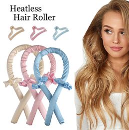 New Party Heat Magic Hair Curlers 2Pcs Satin Scrunchie Heatless Curling Rod para cabello largo Mejorado Magic Rollers Wholesale gg