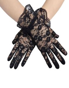 Nouvelle fête Sexy gants habillés femmes gants en dentelle de haute qualité paragraphe gants de mariage mitaines accessoires doigt complet filles 9921455