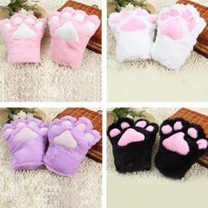 Nieuwe Partij Sexy De meid kat moeder katten klauw handschoenen Cosplay accessoires Anime Kostuum Pluche Handschoenen Poot Partijen handschoen Levert 0910