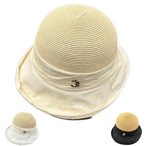 Nuevo sombrero de paja de retazos, sombrero de playa para mujer, sombrero de sol francés con sombra de sol de verano, estilo Hepburn a la moda para el jardín junto al mar