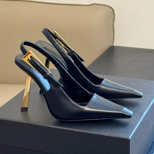 Nouveau brevet de boucle en cuir de brevet Pumps à échantillonnage Chaussures STILETTO talons sandals11.5 cm robe de créateurs de luxe pour femmes