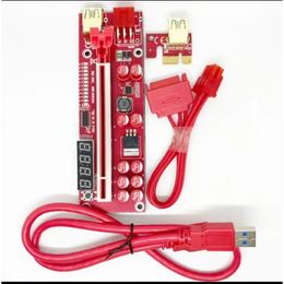 Nouveau câble d'extension de carte graphique PCIe V013PRO TUBE numérique USB3.0 Câble de transfert de la carte graphique PCI-E 1x à 16x Contrôle de température pour
