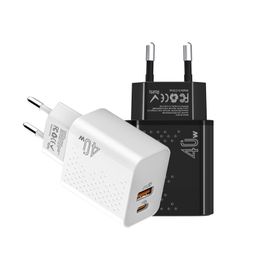 Nouveau chargeur de téléphone mobile PD20W QC4.0 Explosif e-commerce électronique pour 40W Compatibilité de vitesse PPS Super Fast Charge 3.0