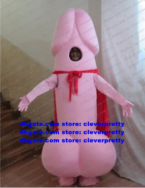 Nouveau pénis Membrum Phallus mascotte Costume adulte personnage de dessin animé tenue Costume Showtime scène accessoires mignon adorable zx2923