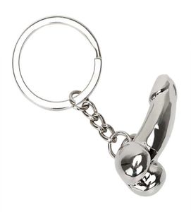 Nieuwe Penis Vorm Keyfob Dildo Sleutelhangers Auto Sleutelhanger Creatieve Gift Zinklegering Auto Sleutelhanger Keychain8321221