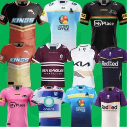 New Penrith Panthers Jerseys de rugby Gold Coast 23 24 Titans Dolphins Sea Eagles Storm Brisbane Home Away Shirts Taille S-5XL