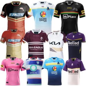 Nieuwe Penrith Panthers Rugby Jerseys Gold Coast 23 24 Titans Dolphins Sea Eagles STORM Brisbane thuis weg shirts Maat S-5XL