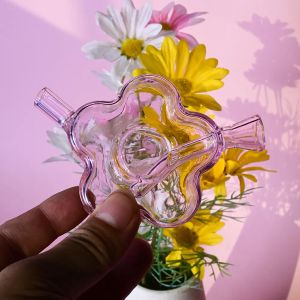 Nouveau Pentagramme verre bong tuyau narguilé Super épais girly mignon verre fumer tuyau eau bong accessoires 11 LL