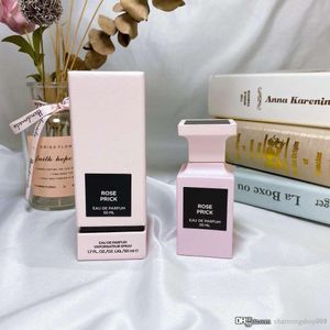 Nuevos perfumes Fragancias para mujeres Rose Prick EDP Perfume 50 ml Muestra de muestra en aerosol Copia Clon Marcas de diseñador con fragancia de larga duración Venta al por mayor Dropship