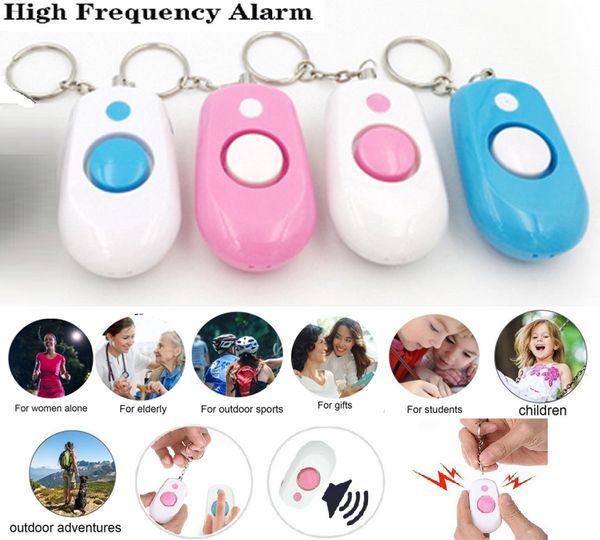 NUEVA seguridad personal Alarma de autodefensa 120DB Proteger PARA Mujeres Niñas niños anciano Anti-Ataque alarma anti-violación anti-pérdida alarma anti-robo