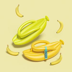 Nieuwe gepersonaliseerde bananenpantoffels stepping shit sense bananenboot mode creatieve binnen- en buitenpantoffels