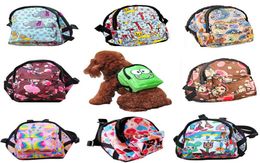 NUEVO Pet Dog Cats Bag Mochila Transpirable con correa Pequeño perro Cachorro Al aire libre EcoFriendly Travel Snack Bag hombro Carrier SL DHL9986384