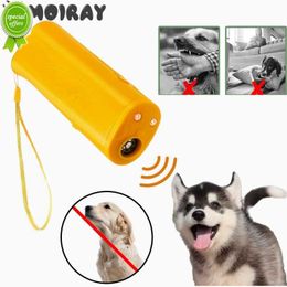 Nouveau Pet Dog Repeller Anti Barking Stop Bark Training Device Trainer LED Ultrasonic 3 in 1 Anti Barking Ultrasonic Sans Batterie