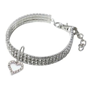 Nieuwe dierbenodigdheden Hond Kat Kraag Kristal Puppy Chihuahua Halsbanden Ketting Voor Kleine Middelgrote Honden Diamanten Sieraden Accessoires