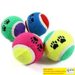 Nieuwe Pet Toy Ball Dog Tennis Balls Run Haalgrow speel speelgoed Chew Cat Pet Supplies Groothandel voor hondendiameter