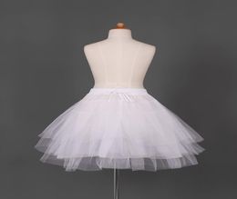 Nieuwe petticoats White Hoopless Formal Dress Bridal Crinoline Wedding Accessories Lady Girls Stock Short Underskirt7665124