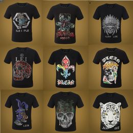 Nieuwe Phillip Plain Heren T-Shirt designer PP Skull Diamond t-shirt Korte mouw Dollar Bruine beer Merk O-hals hoge Kwaliteit Skulls Paris T-Shirt PP poloshirt WM66