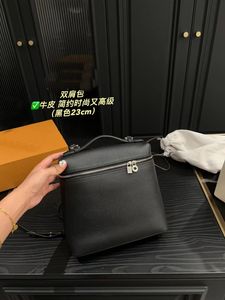 Nueva mochila Piano L19 de cuero clásico, bolso de hombro original para mujer, bolso de mensajero de moda con caja de regalo, cuero precioso, cuero puro, gran capacidad, bollo de tofu LP