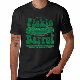 Nueva camiseta de Pickle Barrel, camiseta, camisetas cortas, camisetas lisas para hombres o61W #
