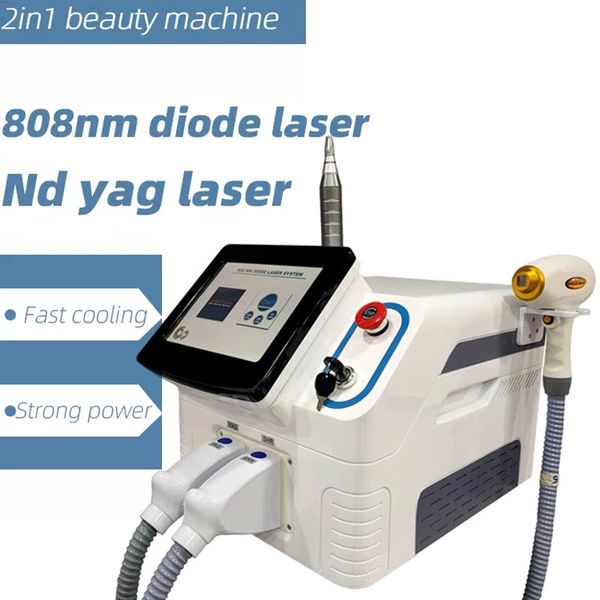 Nueva tecnología de máquina láser de diodo de picosegundo 532Nm 1064Nm 755Nm Eliminación de tatuajes de picosegundo Depilación láser para depiladora de todos los colores