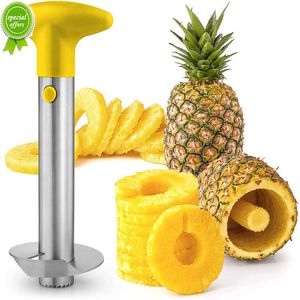 New Pineapple Slicer Peeler Fruit Corer Slicer Pineapple Cutter Stainless Steel Cutter Fruit Cutting Tool Kitchen Utensil Accessorie