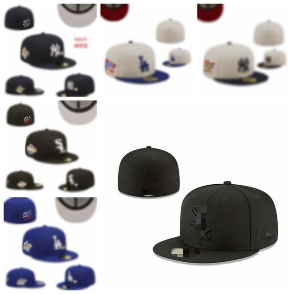 NOUVEAU COULEUR COLOR BASEALL CHATS FACTÉS Classic Team Navy Blue Colors Fashion Hip Hop Sport Men Full Ferme Design Caps Chapeau Gris clair DH-03