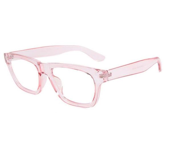 Nuevo Diseñador de color rosa Mujer Gafas Marcos ópticos Gafas redondas verdes Marco Lente transparente Gafas Color caramelo Marco de anteojos Mujeres Hombres5203761