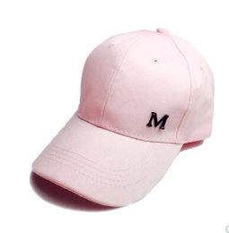 Nouveaux chapeaux de grils roses lettre casquettes solides été bon prix