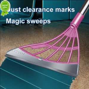 New Pink Magic Broom Cleaning Bathroom Glass One Piece Wipe Mop Household Small Broom Splicing Broom