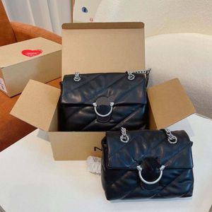 Nieuwe roze heren en dames crossbody tas schoudertassen mini -maat hoge kwaliteit vaste kleur zwarte unisex met zakken