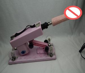 Nuevo Pink Actualizado Climax Machine masturbación vibrador pistola máquina silenciador Expansión automática máquina sexual dispositivo frecuencia juguetes sexuales d1111534