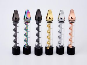 twisty glass blunt smoking Dry Herb Grinder NIEUW pijpwaterpijpen Glass Dab Rigs Waterpijpen