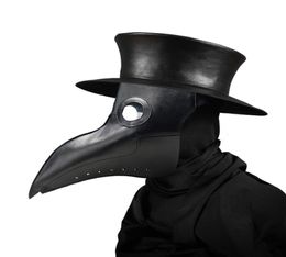 New Plague Doctor Masks Beak Doctor Mask Mask Long cosplay Fancy Mask Mask Gothic Retro Rock Leather Halloween Beak Mask9007524