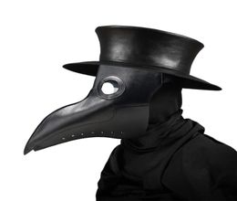 Nouveau peste docteur masques beak docteur masque long nez cosplay masque fantaisie gothique rétro rock cuir halloween beak mask9501283