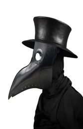 Nouveau peste docteur masques beak docteur masque long nez cosplay masque fantaisie gothique rétro rock cuir halloween beak mask3020476