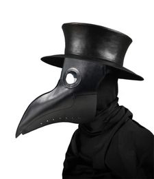 Nouveaux masques de médecin de la peste, masque de médecin à bec, masque fantaisie à Long nez, Cosplay, gothique rétro Rock en cuir, masque d'halloween 1983080