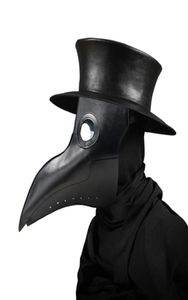 Nuevas máscaras de doctor de la peste máscaras de doctor de pico Cosplay Fancy Mask Fancy Mask Gothic Ret Rock Leather Halloween Beak Mask267v85555076