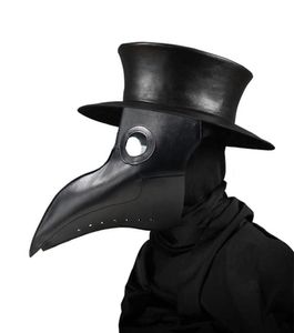 Nieuwe pest Doctor Masks BEAK DOCTOR MASK MASK Lange neus Cosplay Fancy Mask Gothic Retro Rock Leather Halloween Beak Mask267V3029441