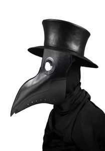 Nieuwe pest doktersmaskers Snavel Arts Masker Lange Neus Cosplay Fancy Masker Gothic Retro Rock Lederen Halloween snavel Mask4173161