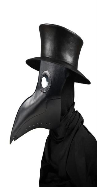 Nouveau Plague Doctor Masks Beak Doctor Mask Long Nose Cosplay Fancy Mask Gothic Retro Rock Leather Halloween Beak Mask267V1992765