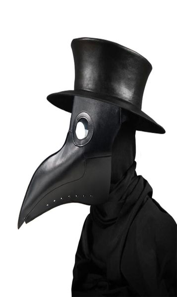 Nouveau peste docteur masques beak docteur masque long nez cosplay masque fantaisie gothique rétro rock cuir halloween beak mask4291190