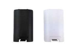 Nouveau remplacement de la coque de couvercle de la batterie en plastique pour la télécommande Wii Porte arrière noir blanc DHL FedEx EMS Ship4478849