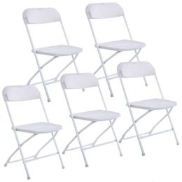 Новые пластиковые складные стулья, стул для свадебной вечеринки, коммерческий белый GYQ7203745